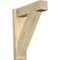 Ekena Millwork Traditional Block Rough Sawn Outlooker, Douglas Fir, 6"W x 20"D x 24"H OUT06X20X24TRA05RDF - alternate 1